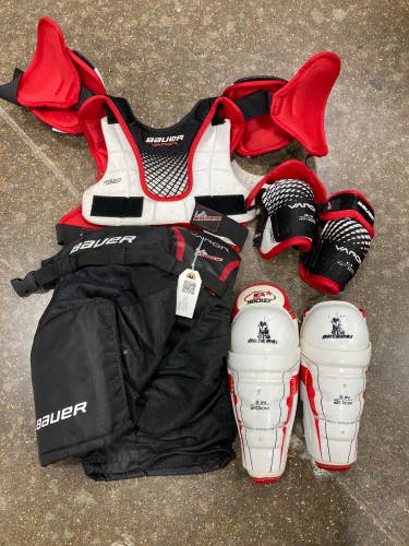 Used Youth Bauer Lil Rookie Starter Kit (No Gloves)