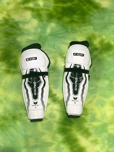 Used Junior CCM Tacks 1052 Shin Pads 12"