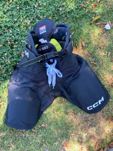 Used Junior Large CCM Tacks AS 580 Hockey Pants