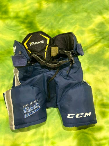 Blue Used Intermediate Small CCM Tacks 65c Hockey Pants