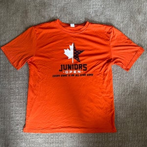 Juniors Open Showcase Orange Shooter Shirt