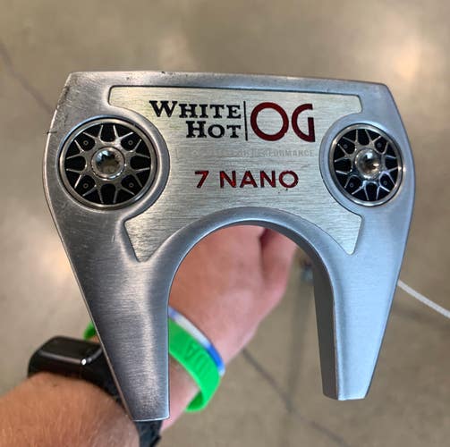 Used Men's Odyssey White Hot OG  7 NANO Mallet Putter Right Handed