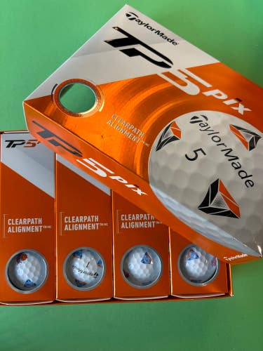 New New York Knicks TaylorMade TP5 Pix Golf Balls | 12 Pack (1 Dozen) | NBA Collection