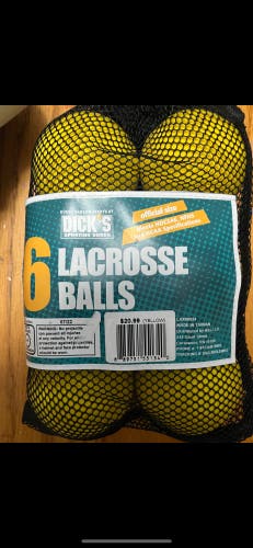 Lacrosse balls lot of 6