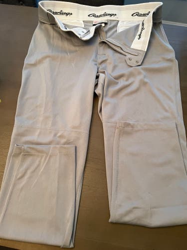 New Men’s Gray baseball pants
