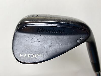 Cleveland RTX 4 Black Satin Gap Wedge GW 52* 10 DG S400 TI Stiff Steel Mens RH