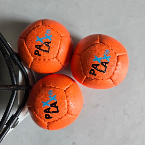 3 New Orange PaxLax Safe Lacrosse Training Balls