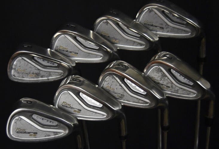 KING COBRA SS IRONS SET 3 4 5 6 7 8 9 P LENGTH:  (6) 37.5  IN  RIGHT HANDED