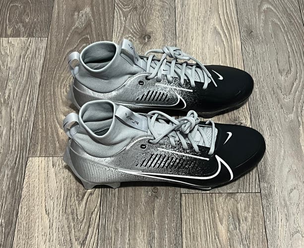 Nike Vapor Edge 360 Pro 2 Metallic Grey Football Cleats HF3454-003 Men's Size 13
