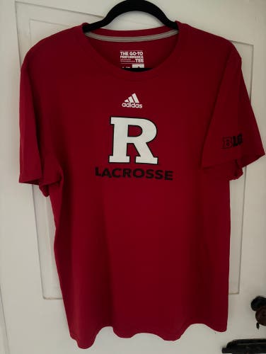 Adidas Rutgers Lacrosse T Shirt
