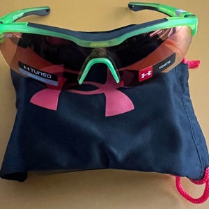 UA YOUTH Tuned Baseball sunglasses (Lime green)