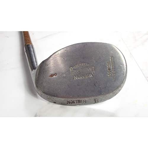 Vintage Wilson Walker Cup Selected Hickory Shaft 8 Iron