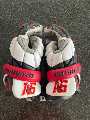 Team 91 Maryland New Warrior Medium Evo Lacrosse Gloves