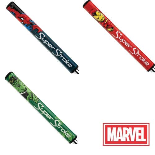 SuperStroke Zenergy Tour 2.0 Marvel Hero Putter Grip with Ball Marker -Pick HERO