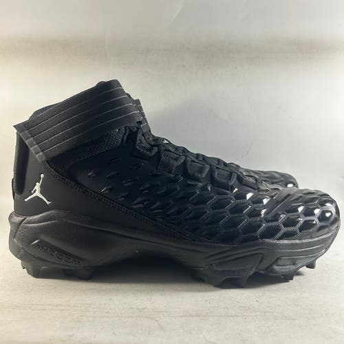 Nike Jordan Force Savage Pro 2 Shark Football Cleats Black Size 14 CV1666-103