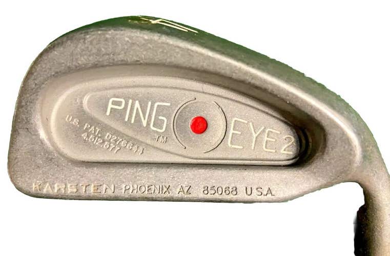 Ping Eye2 4 Iron Red Dot 1* Flat Nice DylaGrip KT-M Stiff Steel 38.5" Men's RH