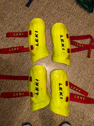 Leki youth shin guards