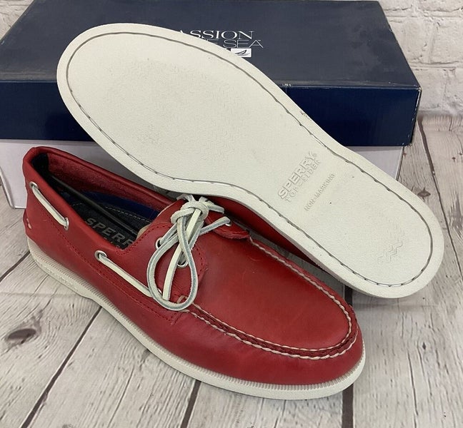 Sperry Top-Sider 1808609 A/O Grimson Red Men's Boat Shoes US 7.5 UK 6.5 EUR 40