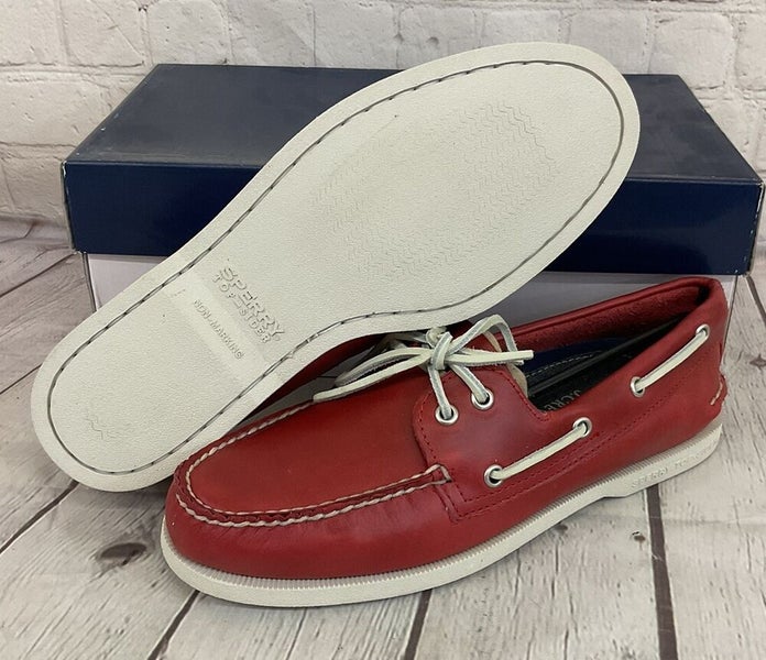 Sperry Top-Sider 1808609 A/O Grimson Red Men's Boat Shoes US 7.5 UK 6.5 EUR 40