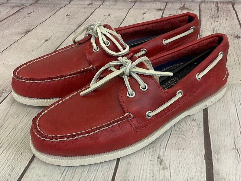 Sperry Top-Sider 1808609 A/O Grimson Red Men's Boat Shoes US 7.5 UK 6.5 EUR 40