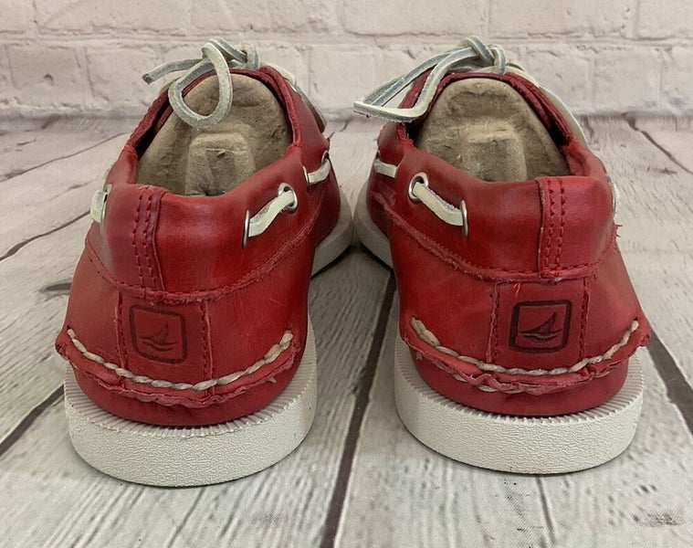 Sperry Top-Sider 1808609 A/O Grimson Red Men's Boat Shoes US 7.5 UK 6.5 EUR 40