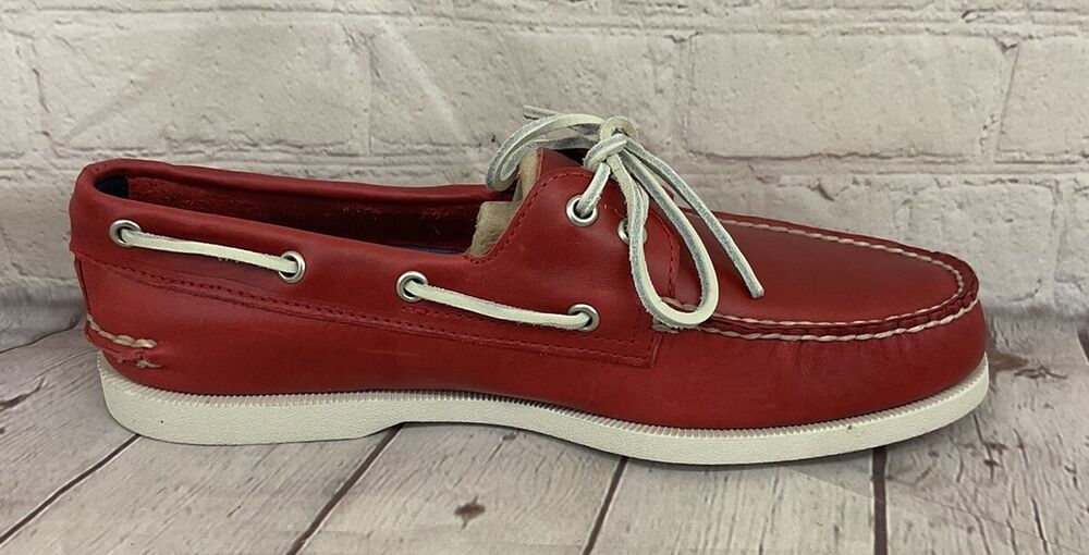 Sperry Top-Sider 1808609 A/O Grimson Red Men's Boat Shoes US 7.5 UK 6.5 EUR 40