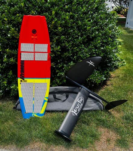 Pump Foil, Wake Foil, or Surf Foil with 110cm Carbon Wing complete with a Board