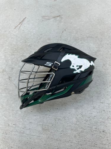 Cascade S Helmet Black With Green Accents