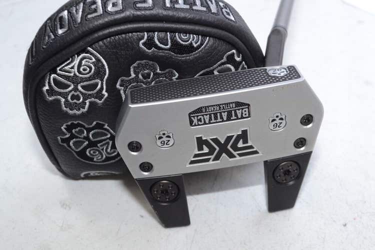 PXG Battle Ready II Bat Attack 36" Putter Right Steel with Head Cover # 176150