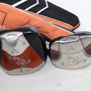 Callaway FT-i 9.5* Driver and 3-15* Fairway Wood Set Right Stiff  # 176103