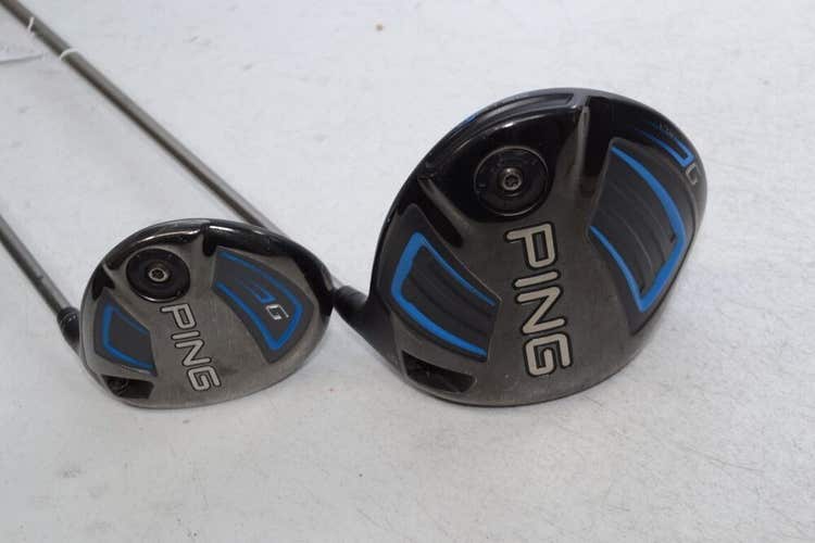 Ping G Series 9* Driver and 5 Fairway Wood Set Right Stiff Flex  # 175981