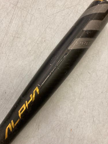 Used 2019 Easton Alpha Bat BBCOR Certified (-3) Alloy 30 oz 33"