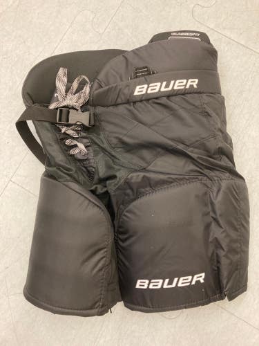 Black Used Junior Large Bauer Nexus N7000 Hockey Pants