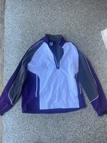 Medium Purple Lightly Used Men's Medium Footjoy Windbreaker Jacket