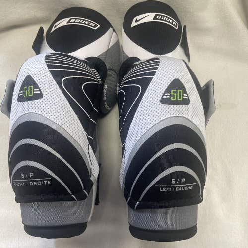 Senior Adult Size Small Bauer Supreme 50 Ice Hockey Elbow Pads