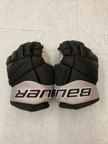 Black Used Junior Bauer Vapor Pro Team Gloves 11"