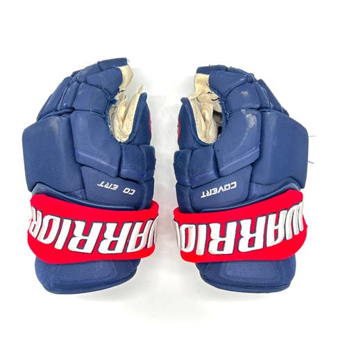 Warrior Covert QRE - Used Pro Stock Gloves (Navy/Red)