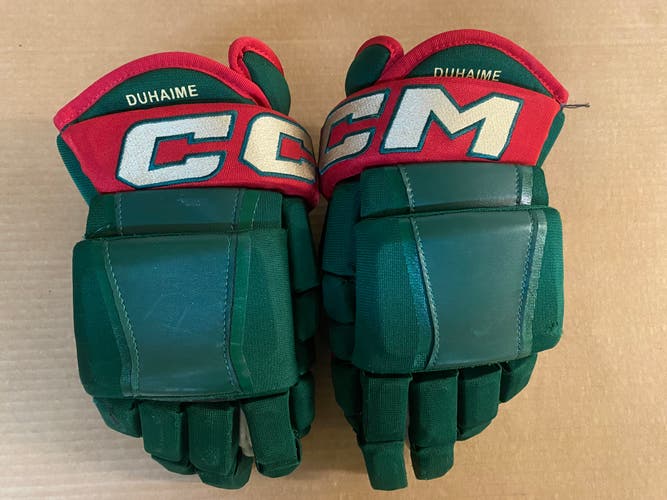 CCM HG97 Pro Stock 14" Hockey Gloves Wild Green 62401