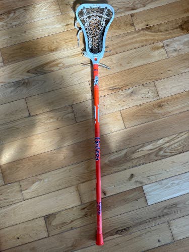 Custom strung gator lacrosse stick