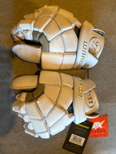 New Goalie Warrior Large Nemesis QS Lacrosse Gloves