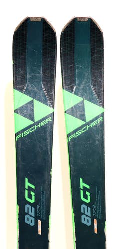 Used 2021 Fischer RC One 82 GT Skis With Bindings, Size: 166 (241254)