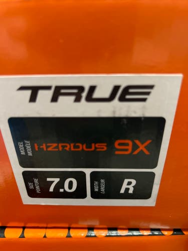 New Senior True Regular Width  7 HZRDUS 9X Hockey Skates