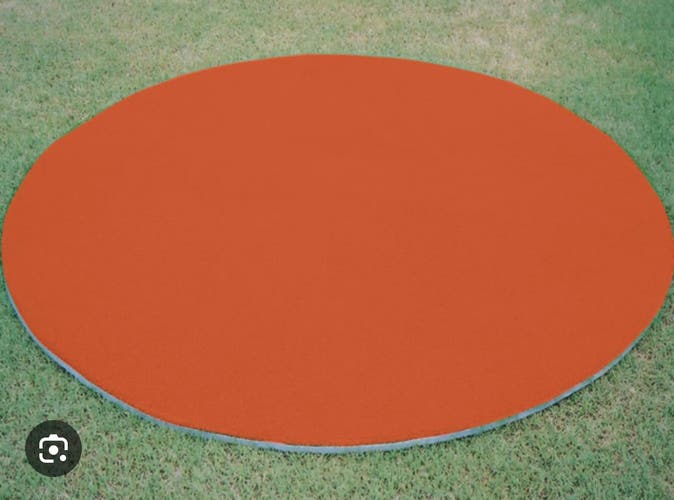 Orange Baseball on deck circle (2)