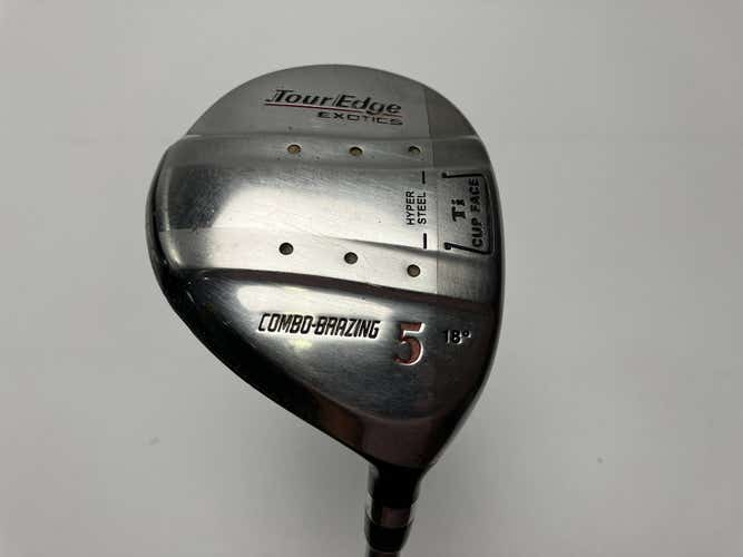 Tour Edge Exotics 5 Fairway Wood 18* Fujikura High Launch System 58g Senior RH