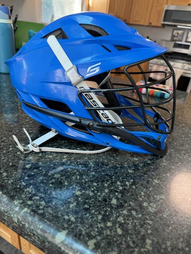 Used Cascade S Helmet + Throat Guard (Goalie Holes)