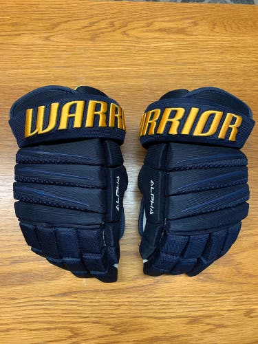 Warrior Alpha QX Pro Stock Hockey Gloves 14” Stastny Blues