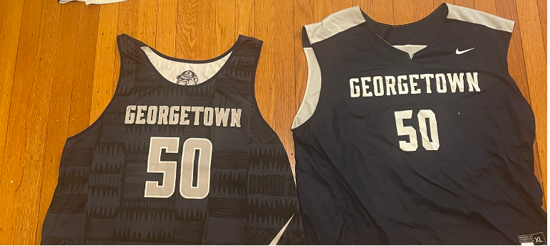 2 Georgetown Lacrosse Pinnies