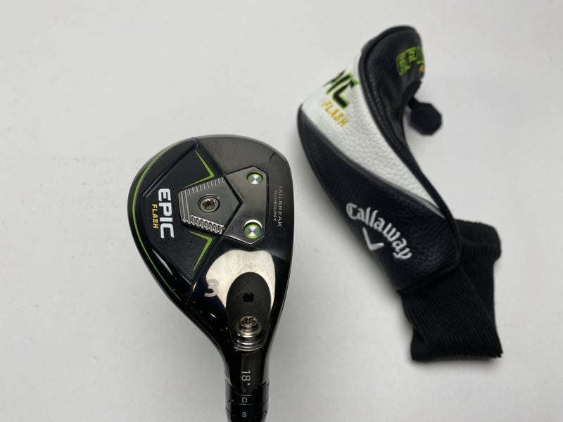 Callaway EPIC Flash 3 Hybrid 18* UST Mamiya Recoil ES 760 F3 Regular Graphite RH