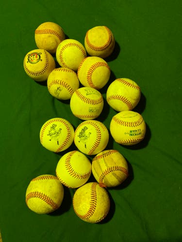 Used Baseballs 15 Pack