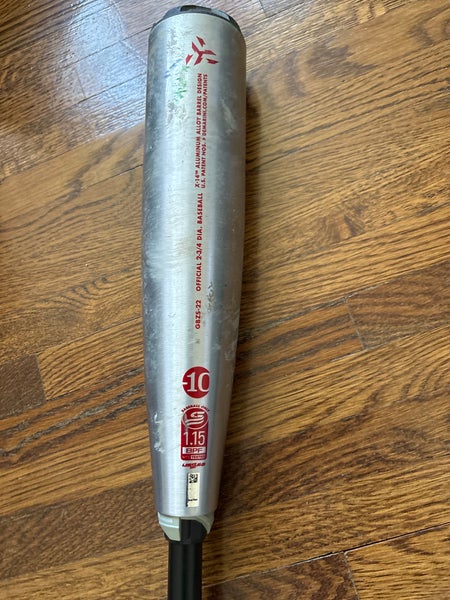Used 2022 DeMarini USSSA Certified Alloy 19 oz 29" The Goods Bat